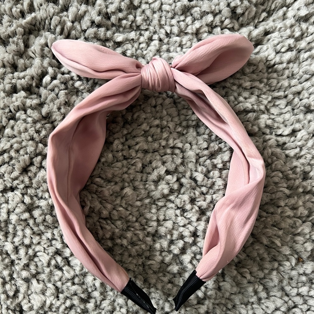 ::SO SO CUTE:: Knotted Bow Headband - pink/blush